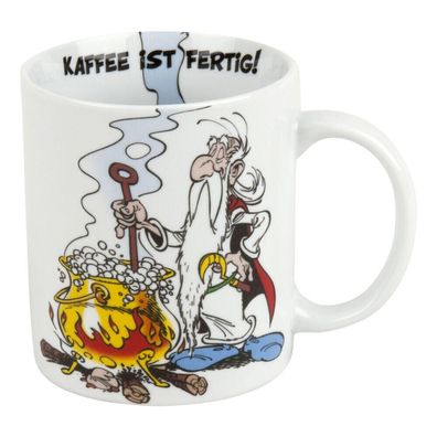 Asterix Becher Kaffeebecher Kaffeetasse Teetasse 300 ml Kaffee ist fertig neu