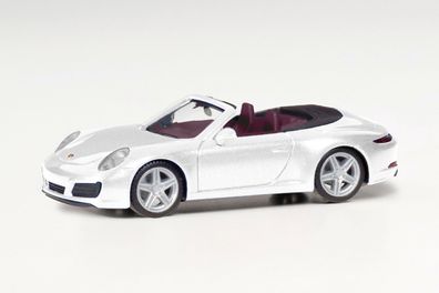 Herpa 038843-002 | Porsche 911 Carrera 2 Cabrio | carraraweiß metallic | 1:87