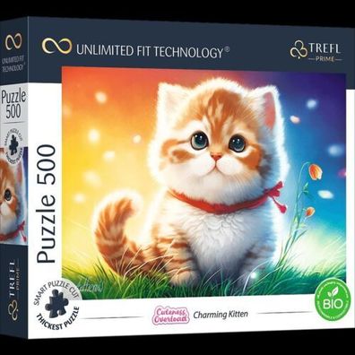 Puzzle Trefl 500 Teile UFT Charming Kitten Unlimited Fit Technology