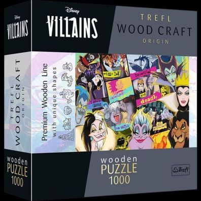 Puzzle Trefl 1000 Teile Holzpuzzle Disney Villainous