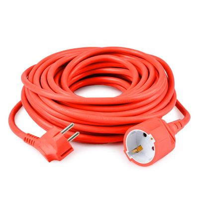 Verlängerungskabel Kabelverlängerung Stromkabel Kabel 15 m rot Racefoxx