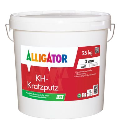 Alligator KH-Kratzputz LKF 1 mm 25 kg weiß