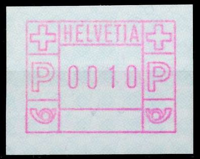 Schweiz Automatenmarken A3 Nr 3yavI 0010 postfrisch X679652
