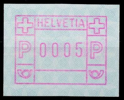 Schweiz Automatenmarken A3 Nr 3yavI 0005 postfrisch X67964A