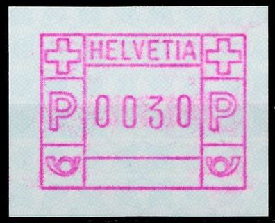 Schweiz Automatenmarken A3 Nr 3yavI 0030 postfrisch X679676