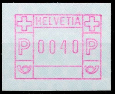 Schweiz Automatenmarken A3 Nr 3yavI 0040 postfrisch X679682