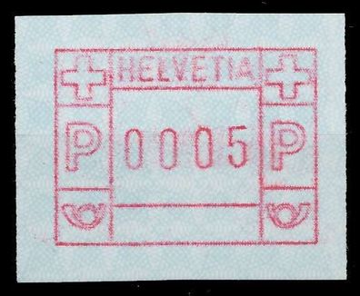 Schweiz Automatenmarken A3 Nr 3yawI 0005 postfrisch X679696