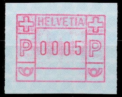 Schweiz Automatenmarken A3 Nr 3yawI 0005 postfrisch X6796CE