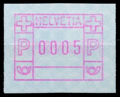 Schweiz Automatenmarken A3 Nr 3yawI 0005 postfrisch X6796C6