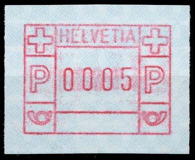 Schweiz Automatenmarken A3 Nr 3yawI 0005 postfrisch X6796FE