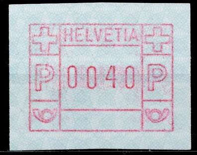 Schweiz Automatenmarken A3 Nr 3yawI 0040 postfrisch X6796F2