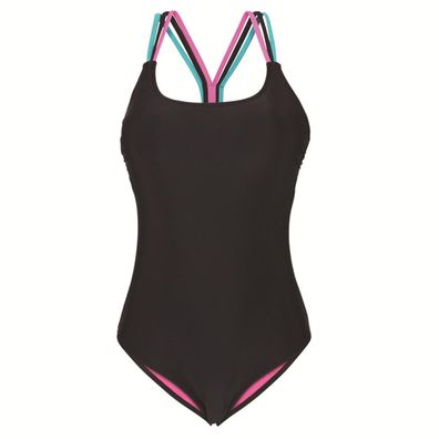 Women's Slimming Bathing Suit Crisscross Sports Training Racerback Swimwear For