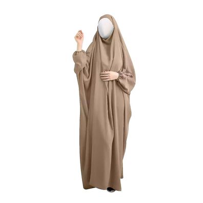 Womens Muslim Dress Ramadan Prayer Dress Hijab With Hood Abaya Dubai Full Cover