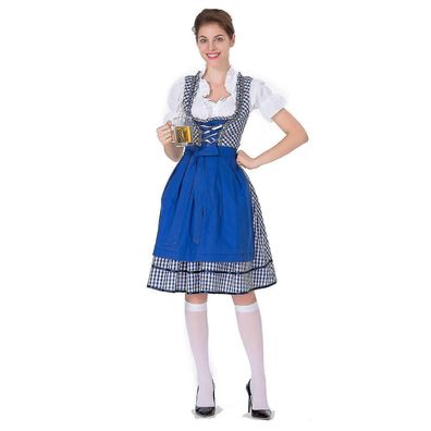 Womens Oktoberfest Costume German Dirndl Dress Costume Dress Bavarian Carnival Party