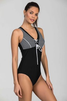 Women's Swimwear V-Neck One Piece Swimwear Women 2023 Zipper Monokini Bathing Suit