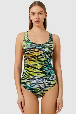 Women's Yellow Swimsuit One Piece Swimwear Women 2023 Zipper Monokini Bathing Suit
