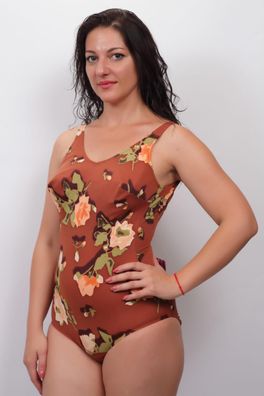 Women's Swimwear Printed Large Size One Piece 2023 Zipper Monokini Bathing Suit Push