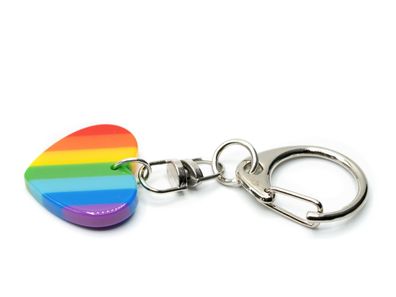 Herz Schlüsselanhänger Anhänger Schlüsselring Liebe Love Pride Regenbogen LGBTQ+