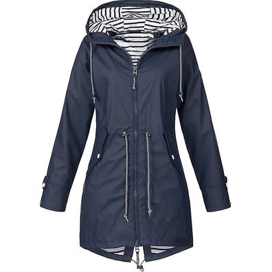 Womens Waterproof Rain For Jacket Long Sleeve Raincoat Windbreaker For Sport Cam