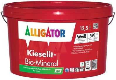 Alligator Kieselit-Bio-Mineral LKF 5 Liter weiß