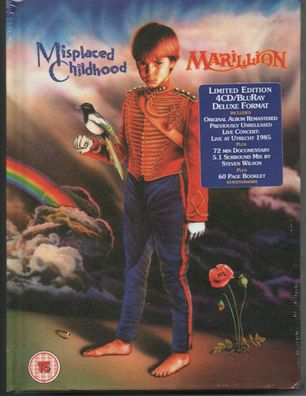 Marillion Misplaced Childhood - Limited Edition 4 CD / Blu Ray Deluxe Format