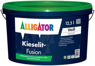 Alligator Kieselit-Fusion 12,5 Liter weiß