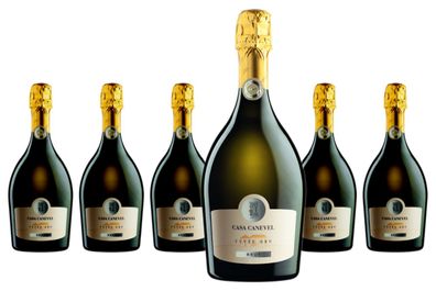 6 x Canevel Cuvée Oro Brut Spumante