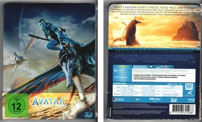 AVATAR The Way of Water - 3D Bluray Film - Steelbook Edition