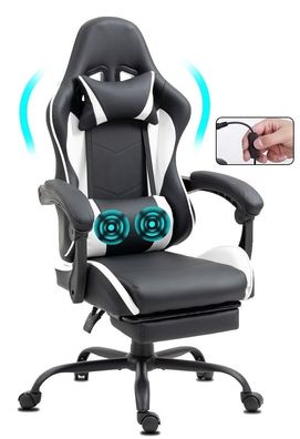 Delman Gaming Stuhl Bürostuhl Computerstuhl Massagefunktion Chef Sessel 0042