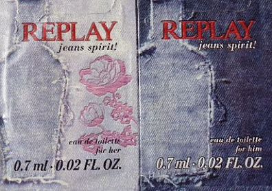 REPLAY jeans spirit! 2x 0,7ml Eau de Toilette for her + for him Duft - Reisegröße