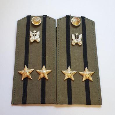 UDSSR Sowjetunion Schulterklappen Technische Truppen Oberstleutnant für Bluse