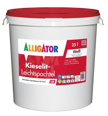 Alligator Kieselit-Leichtspachtel LEF 20 kg weiß