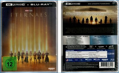 Eternals - Steelbook Edition - 4k Ultra HD - Blu-ray - Marvel - OVP