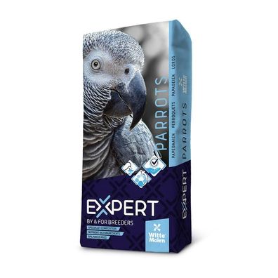 Witte Molen Expert Premium Papageienfutter Grob 15 kg für Ara und Graupapagei X000