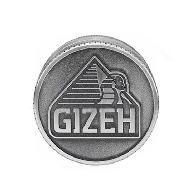 Gizeh Grinder aus Metall - massiv - Silber Antik - 3 teilig - 2 Größen