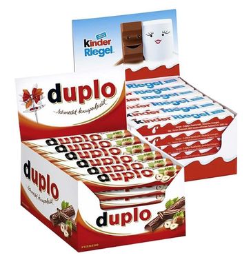 Duplo Fererro 40 Stück + Kinder Riegel 36 Stück - Multidoppelpack