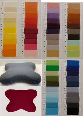 Kissenbezug Schmetterlingskissen Luxamel / ACAMA / Technogel CPAP 250g/ qm 60 Farben
