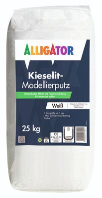 Alligator Kieselit-Modellierputz 25 kg naturweiß