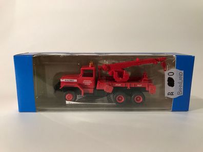 Roco 1401 GMC Kran Belgien 1:87 / H0 / OVP / LKW / Baustellenfahrzeug