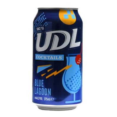 UDL Cocktail Premix Blue Lagoon 4.0 % vol. 375 ml
