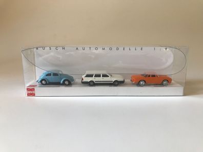 Busch 49943 Automodelle-Set Klassiker 1 / 1:87 / H0 / OVP / VW / Oldtimer