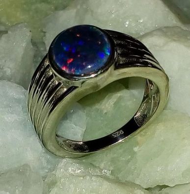 Opal Silberring (925 Silber) Neuware