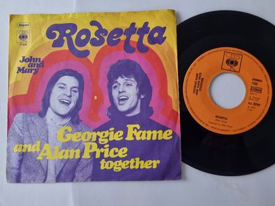 Georgie Fame/ Alan Price - Rosetta 7'' Vinyl Germany