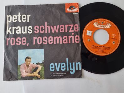 Peter Kraus - Schwarze Rose, Rosemarie 7'' Vinyl Germany