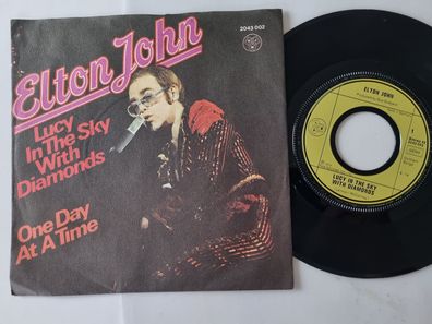 Elton John - Lucy in the sky with diamonds 7'' Vinyl Germany/ CV The Beatles
