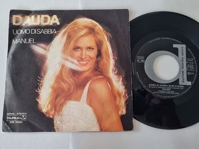 Dalida - Uomo di sabbia/ Manuel 7'' Vinyl Italy SUNG IN Italian