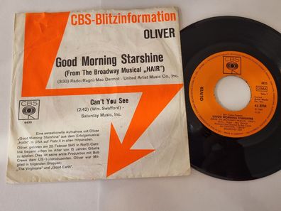 Oliver - Good morning starshine 7'' Vinyl Germany PROMO