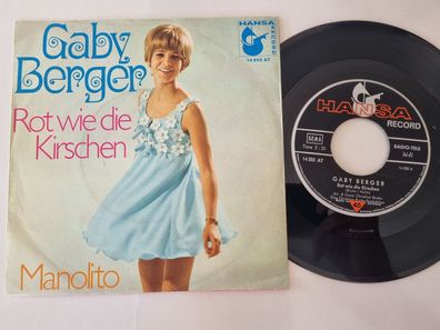 Gaby Berger - Rot wie die Kirschen 7'' Vinyl Germany