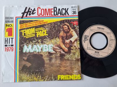 Thom Pace - Maybe 7'' Vinyl Germany HIT Comeback
