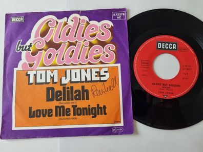 Tom Jones - Delilah/ Love me tonight 7'' Vinyl Germany